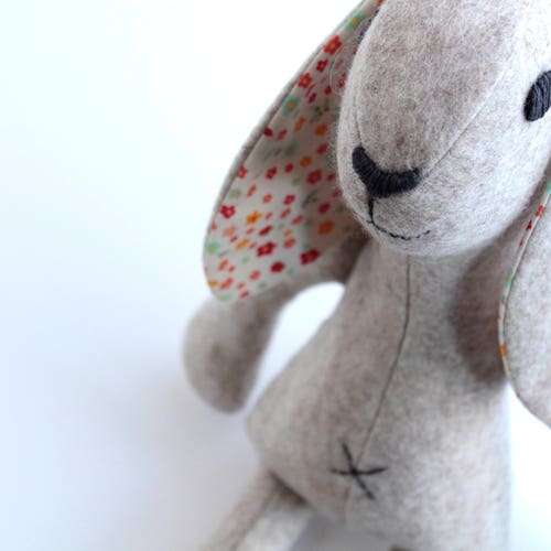 Rabbit Sewing Pattern Pdf for Instant Download Bunny Rabbit - Etsy