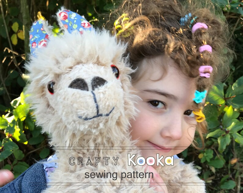 Alpaca Plush Sewing Pattern Stuffed Animal Pattern Instant Etsy