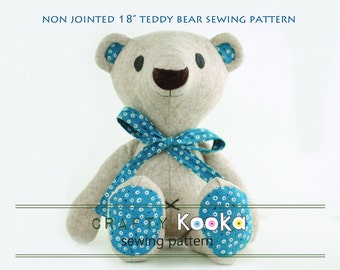 Teddy bear pdf pattern tutorial for instant download