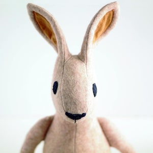 Irish Hare, bunny rabbit pattern,  pdf sewing pattern,  tutorial for instant download showing how to make this Hare / bunny rabbit