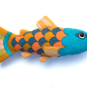 Salmon of Knowledge Sewing Pattern: DIY Stuffed Fish Toy (PDF Download)