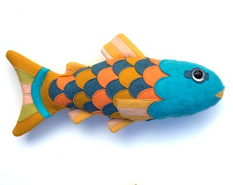 Salmon of Knowledge - sewing pattern - Craft sewing project - instant download pdf toy sewing tutorial,