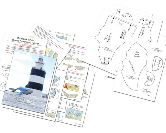 humpback whale sewing pattern
