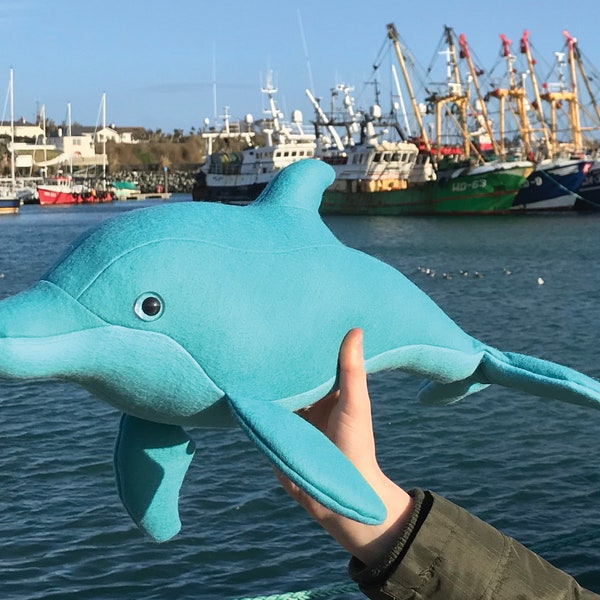 Dolphin sewing pattern pdf for instant download. Dolphin diy tutorial
