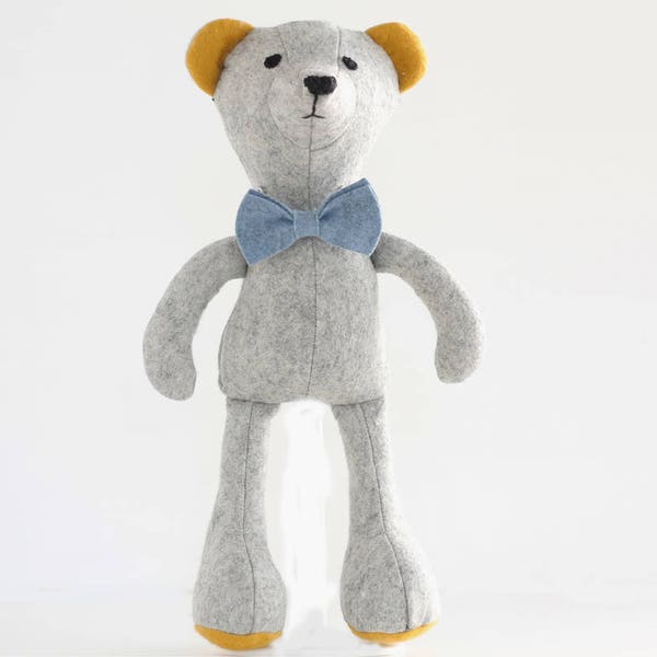 Teddy bear pattern, sew your own soft toy Bear - instant download pdf pattern - sewing projects