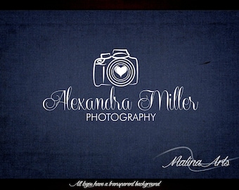Photography logo design and photography watermark. Camera Logo and heart logo BUY 2 and GET 1 FREE!!!