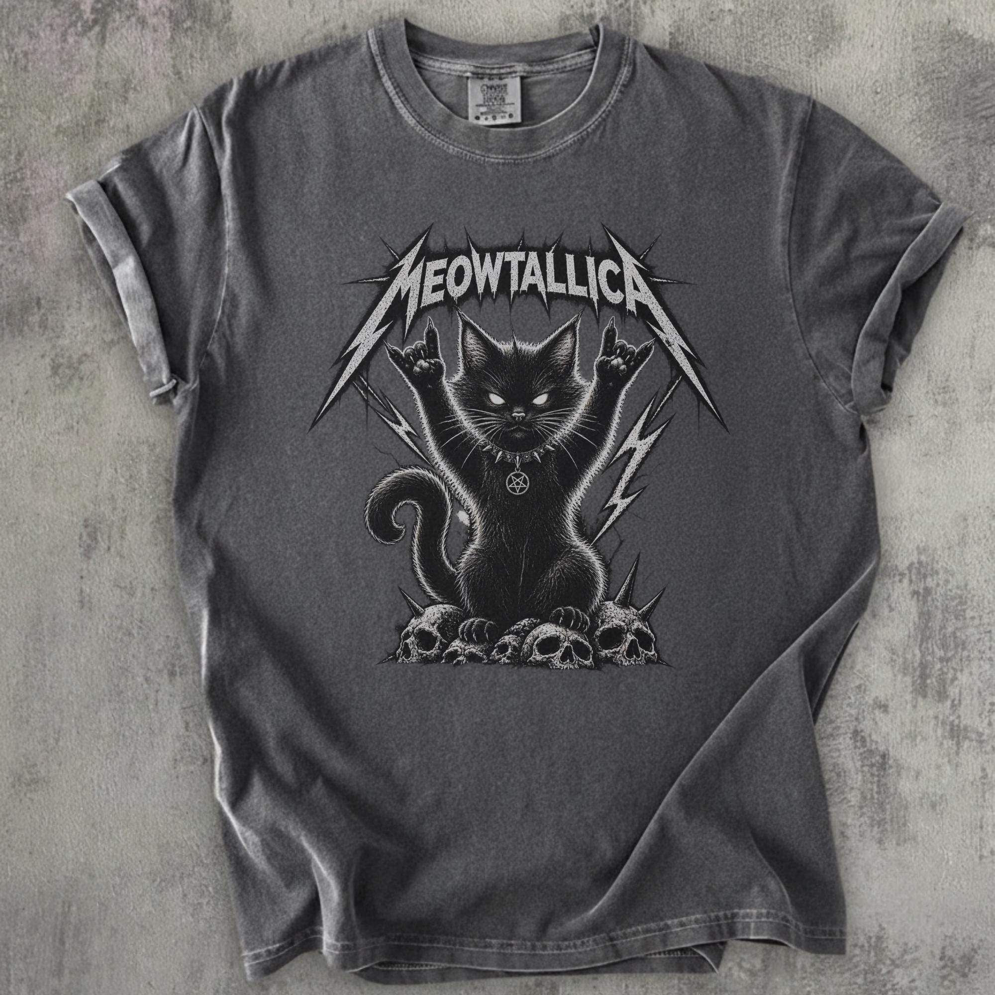 Meowtallica Shirt - Etsy