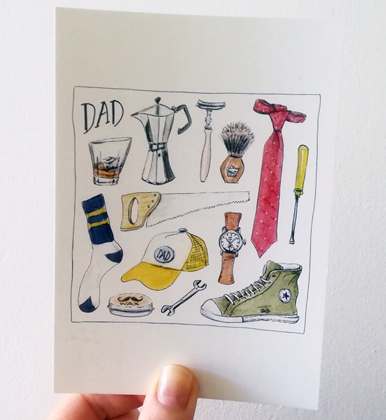 Dad Card Father S Day Dads Birthday Thank You Dad Etsy