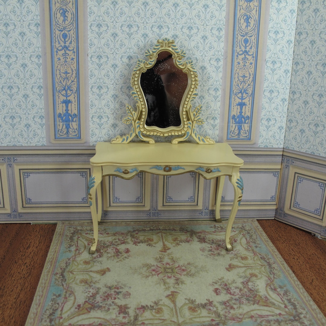 Juego De Muebles De Madera Para Casa De Muñecas Escala 1:12: Bañera, Inodoro, Tocador Y Silla, Accesorios Realistas Para Decorar El Baño De Tu Miniatura, Ideal Para Regalar