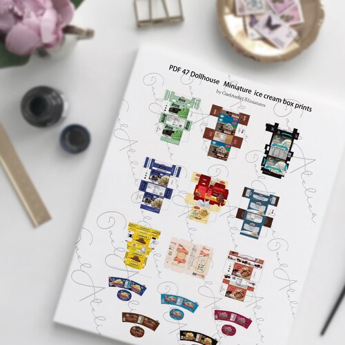 Downloadable Pharmacy Medication Box Prints Diy Set. Dollhouse - Etsy