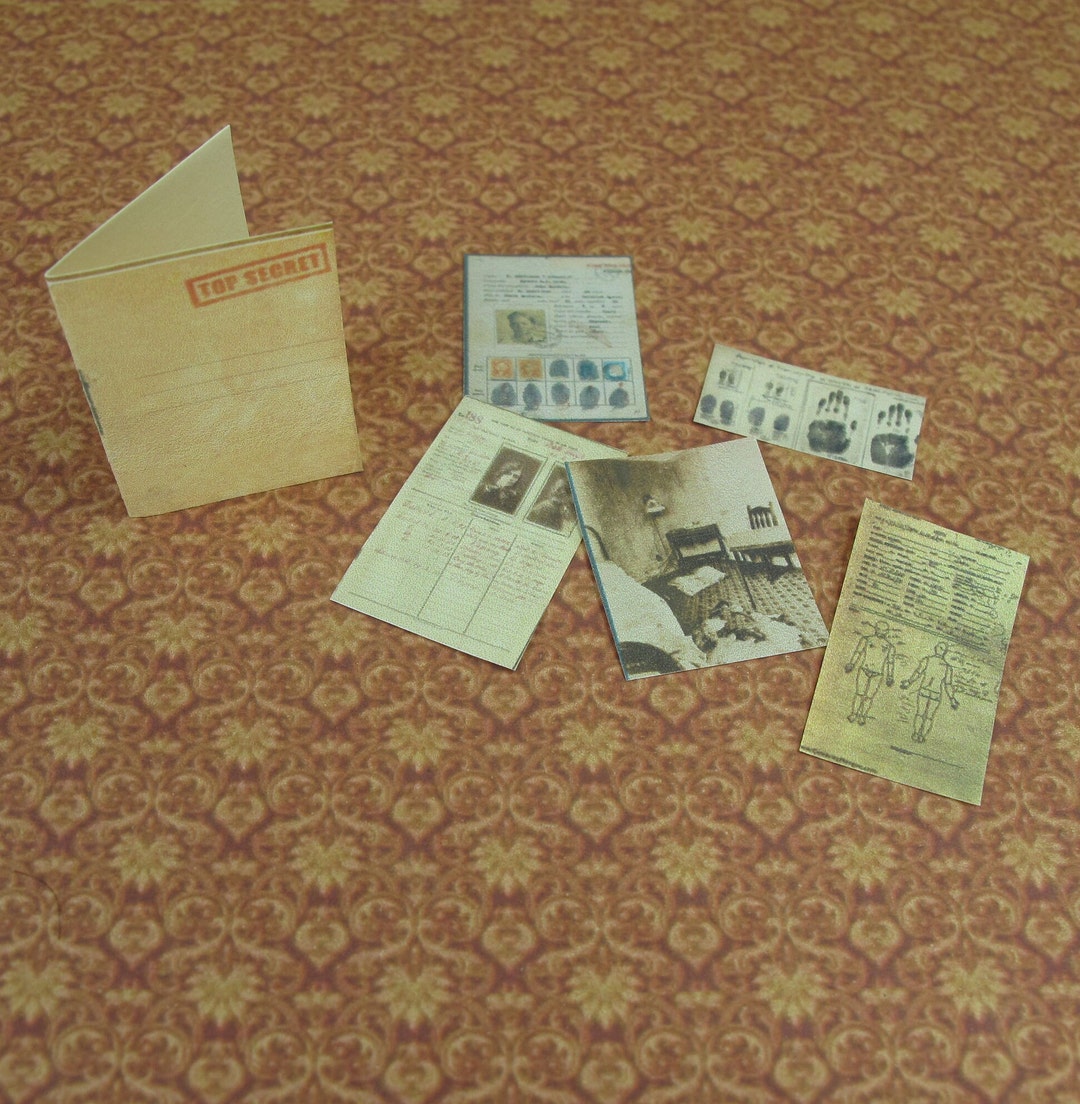 Miniature Top Secret File. Miniature Top Secret File. Dollhouse ...
