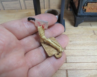 OOAK Miniature Haunted dollhouse skeleton bone progress chart. Dollhouse Gothic 1,12 scale Halloween creepy dollhouse  magic  witch kitchen