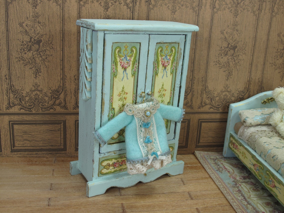 Dollhouse Furniture Lot Bedroom. Dollhouse Nursery Bedroom - Etsy