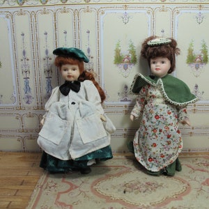 Melody Jane Dollhouse Victorian Lady | 1:12 Scale Porcelain Doll With Frilly Dress