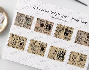 Downloadable The Daily Prophet Cover Books Set Antique Etsy