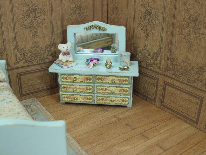 Dollhouse Furniture Lot Bedroom. Dollhouse Nursery Bedroom Etsy