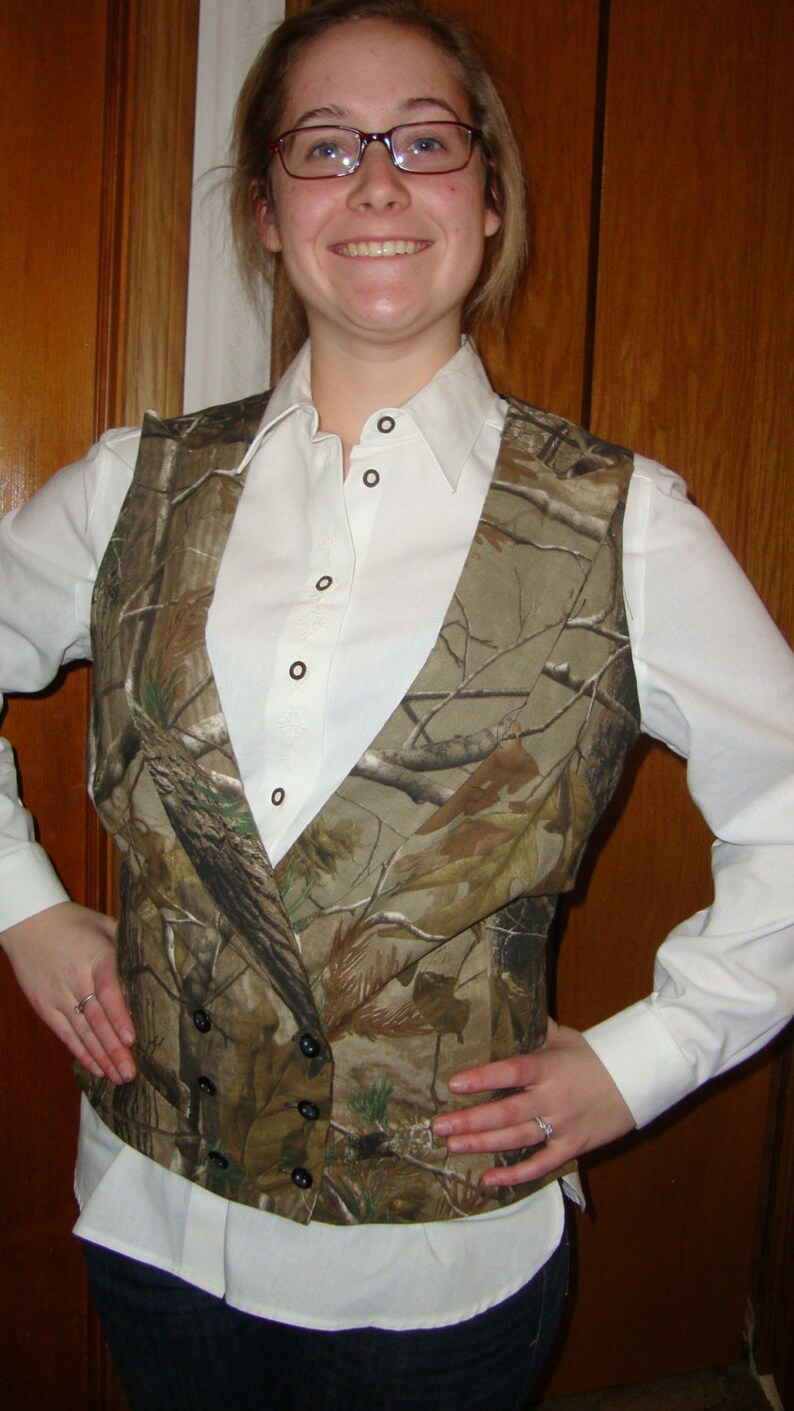 Camouflage Grooms Vest