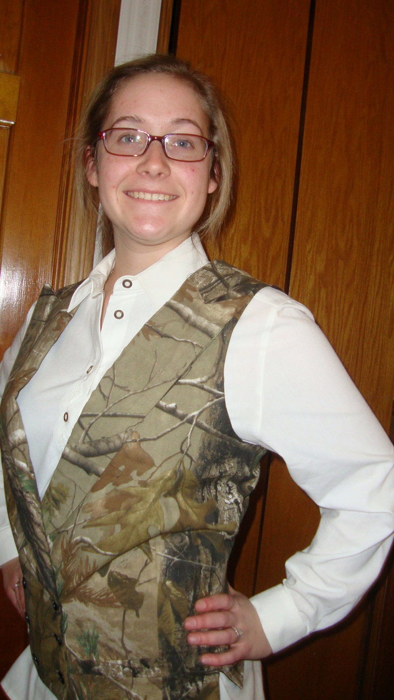 Camouflage Grooms Vest