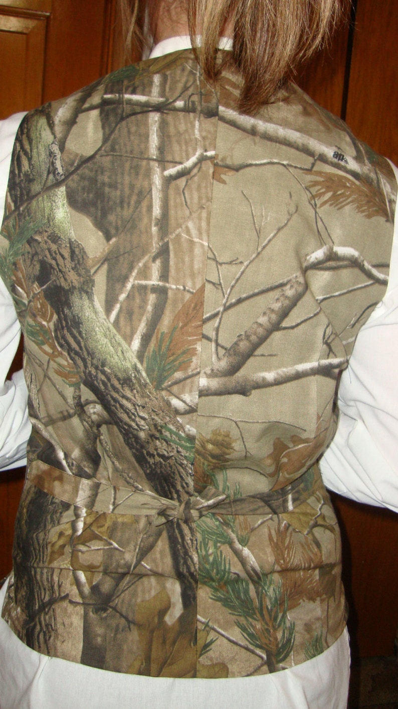 Camouflage Grooms Vest