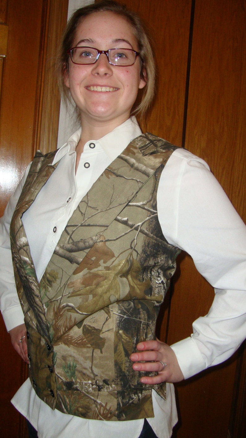 Camouflage Grooms Vest