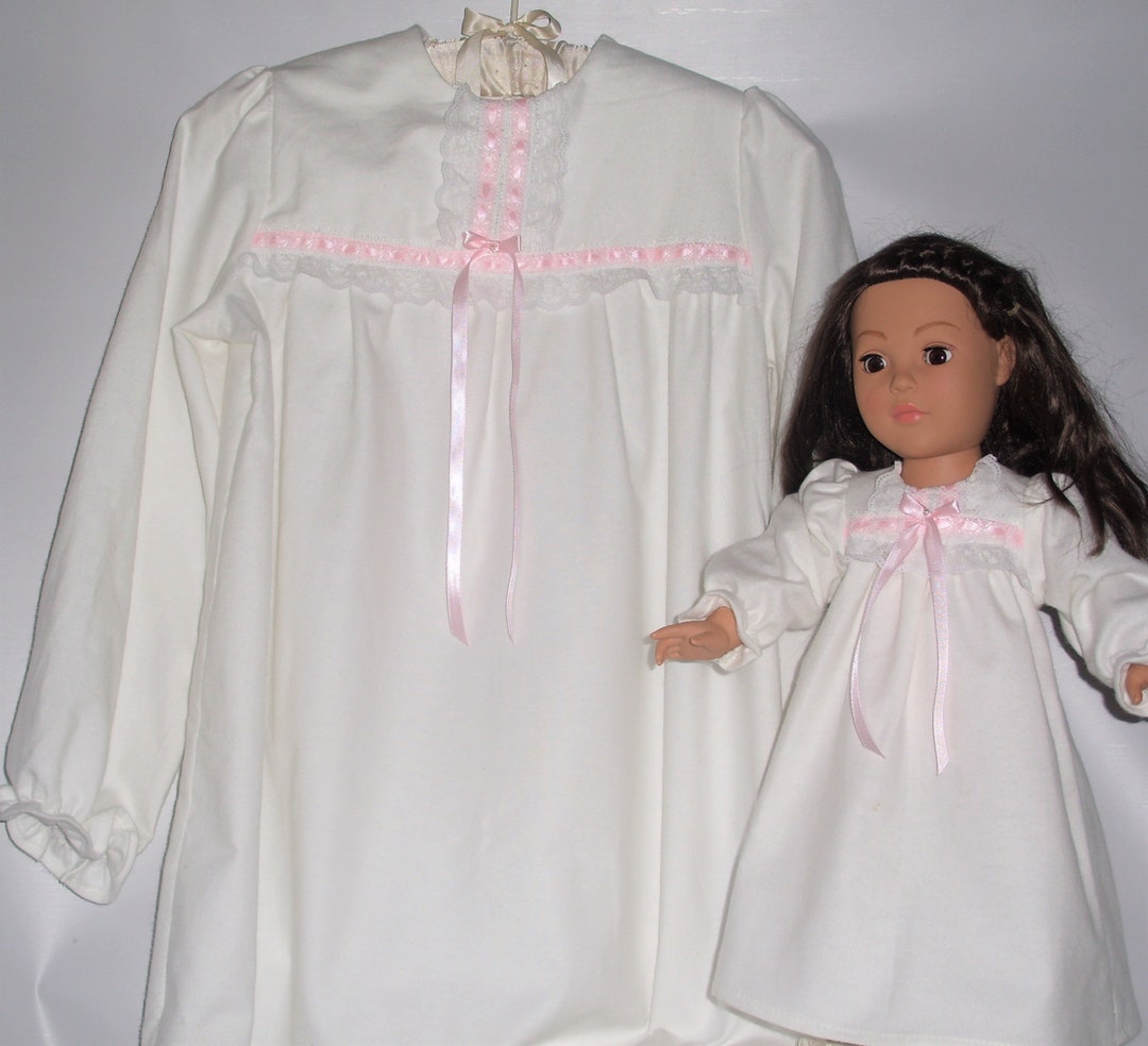 Matching Nightgowns for Your Girl and Her American Girl Doll Etsy