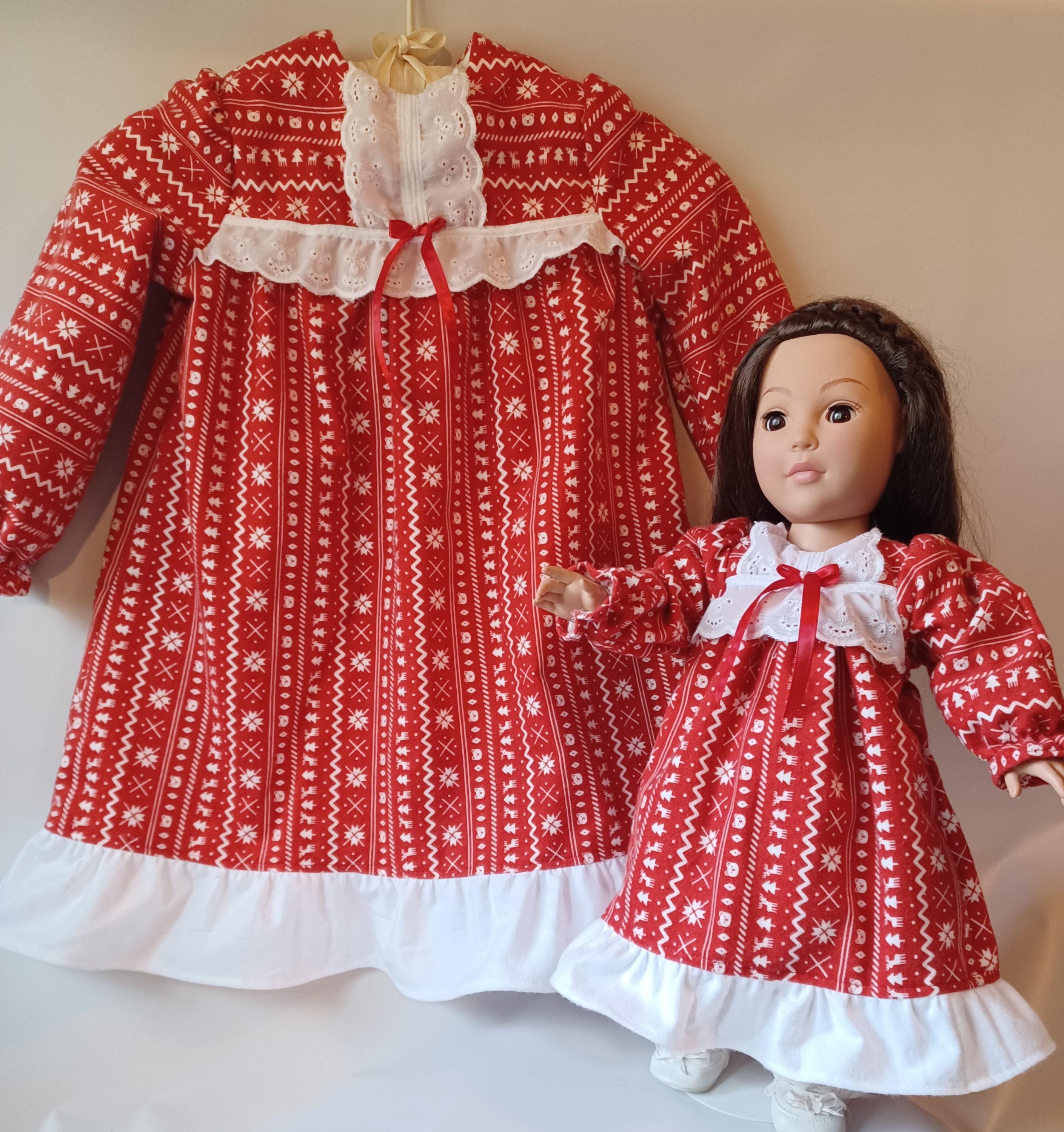 American Girl Matching Pajamas Etsy