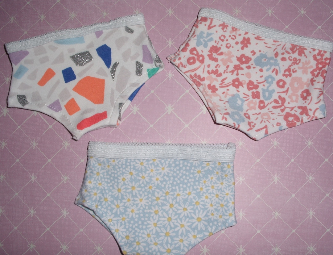 American Girl Doll Panties, Fits Any 18 Doll, All 3 Panties/underwear
