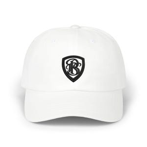 Monogram Shield Logo Dad Cap | Embroidered Baseball Hat
