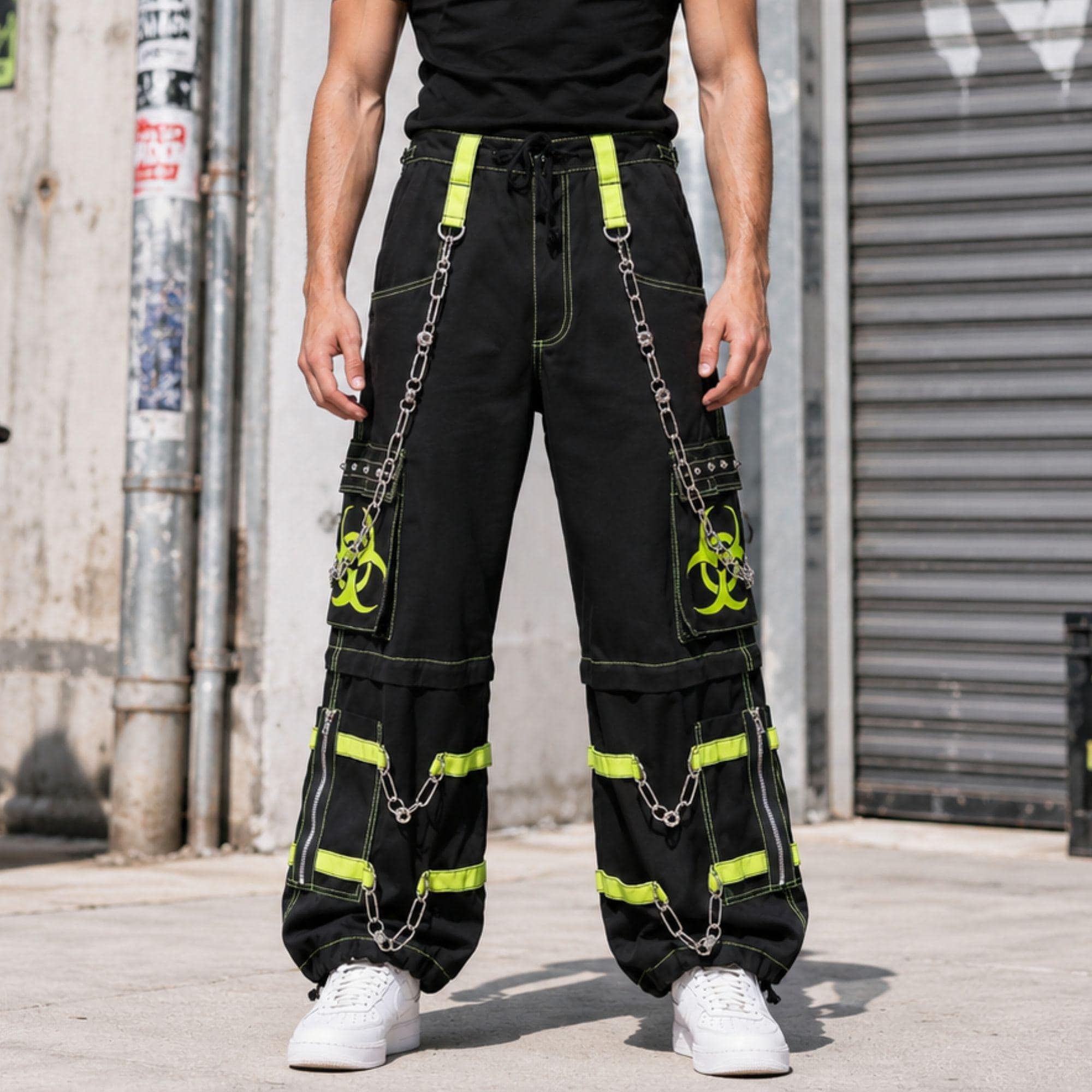 Neon green cargo pants - Etsy 日本