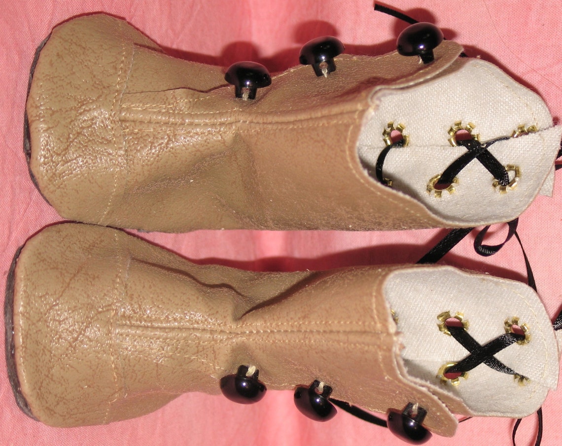Victorian Boot Pattern Victorian Styled Boot Pattern for American Girl Dolls and Other 18 Inch ...