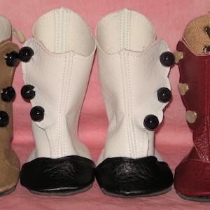 Victorian styled boot pattern for American Girl Dolls and other 18 inch dolls