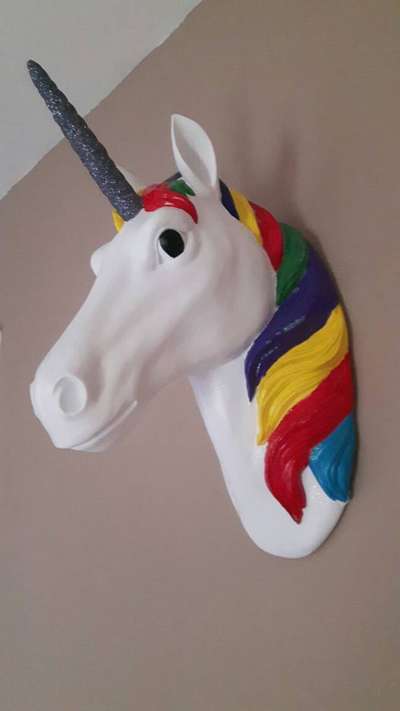 Unicorn Head Wall Hanging Etsy