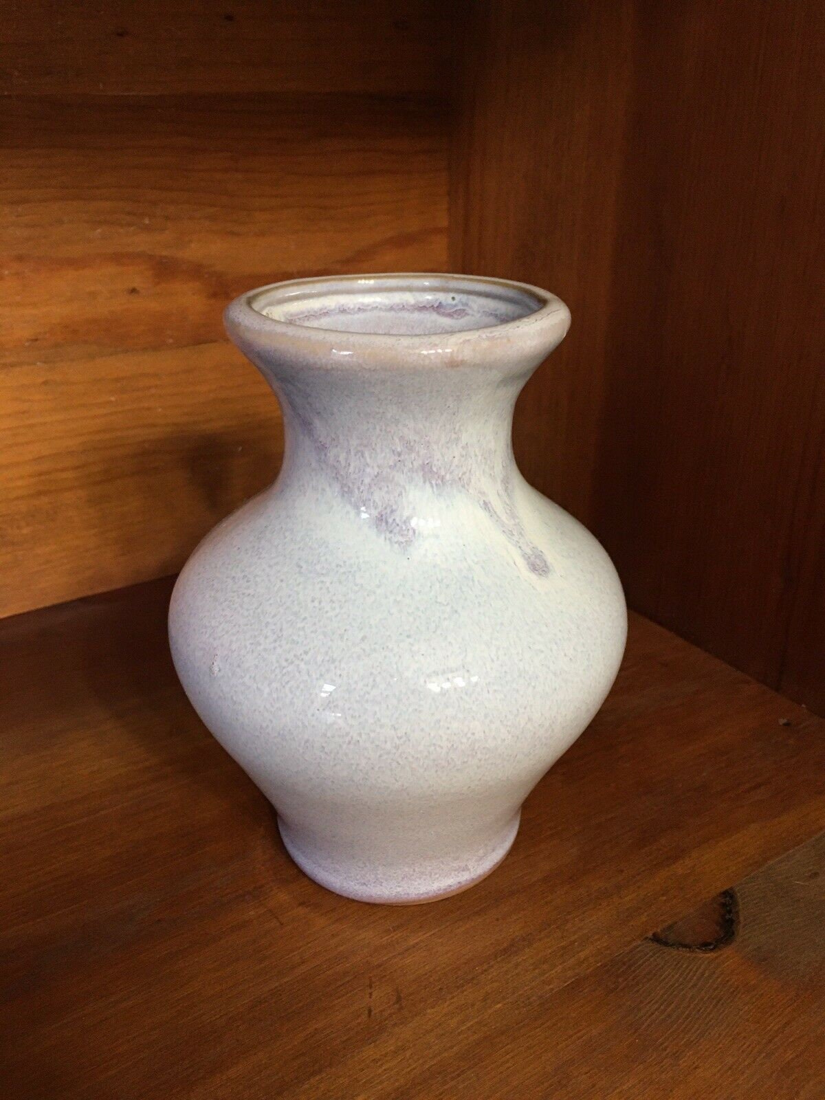 Vintage Light Blue Pottery Vase Etsy