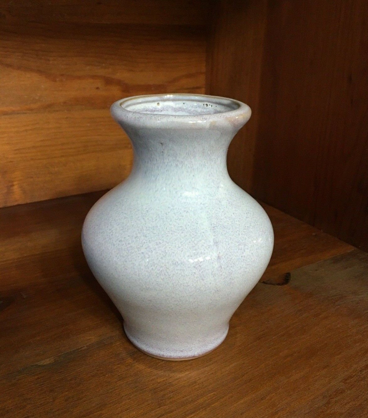 Vintage Light Blue Pottery Vase Etsy