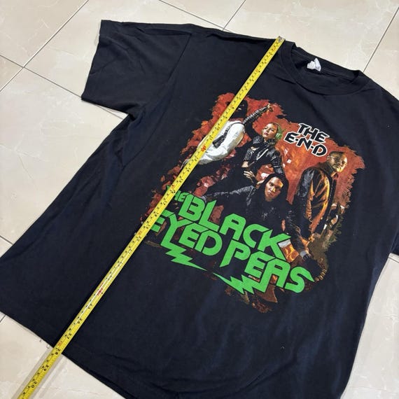 Vintage Black Eyed Peas Band T Shirt Y2K T Pain Black… - Gem