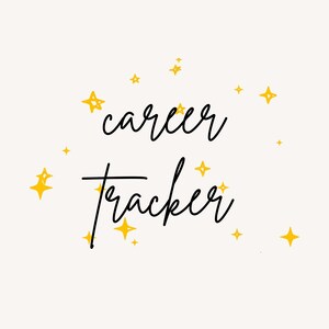 Job Application Tracker Spreadsheet | Career Tracker | Google Sheets Job Search Template | Interview Tracker | Resume Organizer