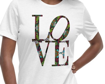 LOVE T-Shirt, Butterfly Love T-Shirt, Love Graphic Tee, Ladies Apparel, Valentines Day Shirt, Couples Shirt, Gift for Wife, Christian Gift