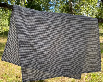 Set of 3 Stone Washed Linen Kitchen Towels, Handmade