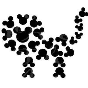 Mickey Head Lion - SVG Cutting File - Digital Download