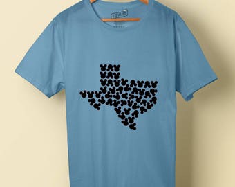 Mickey Head State of Texas - SVG Cutting File - Digital Download