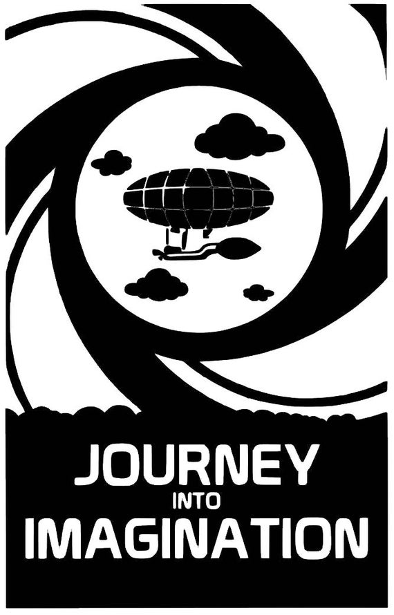 Download Vintage Disney Poster Journey Into Imagination SVG Cutting | Etsy