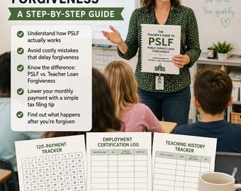 Handleiding voor docenten over PSLF – Kwijtschelding van studieleningen, voortgangsregistratie (digitale download)