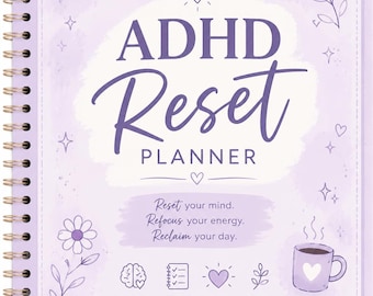 ADHD Reset Planner | Energiegebaseerde planning, Brain Dumps (digitale download)