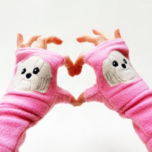 Havanese, Lhasa Apso, Shih Tzu, Maltese Gift. Fingerless Gloves with Pockets.