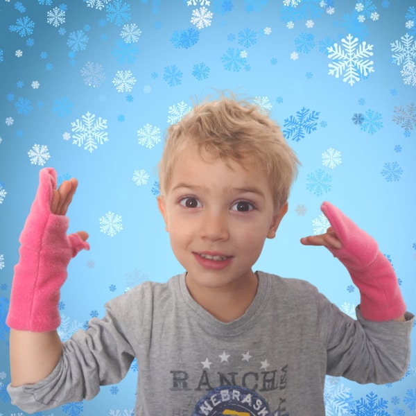 Kids Glittens Convertible Mittens Gloves Choose Your Color