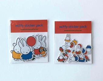 Miffy Sticker Pack, Kawaii Bunny Decals for Laptops, Phones, Journals