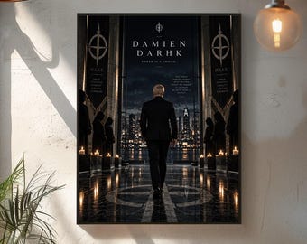 Damien Darhk Poster, H.I.V.E. Wall Art,Arrow Cinematic Villain Print, Villain Character Poster, Cinematic Dark Poster Poster