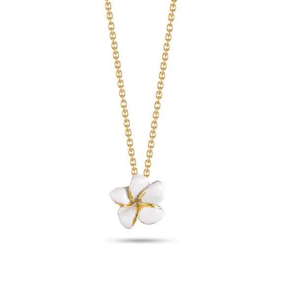 Jasmine flower necklace discount