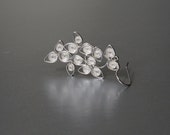 Silver Twig Earrings / Branch Earrings in sterling silver /  Twig jewelry