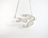 Swallow Sterling Silver Necklace